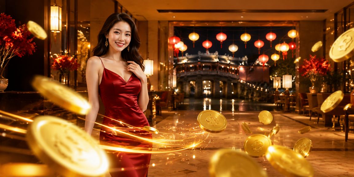 Chợ đêm Hội An gợi bối cảnh người dùng tra cứu kết quả xổ số buổi tối